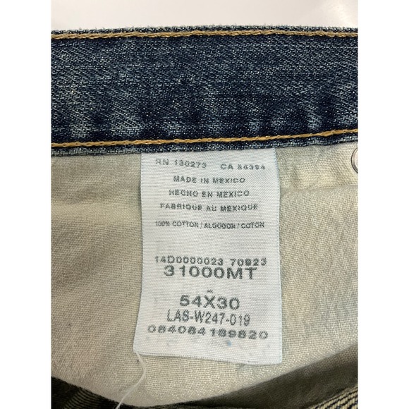 Men's Wrangler Rugged Wear Medium Wash Denim 54X30 - Picture 3 of 11